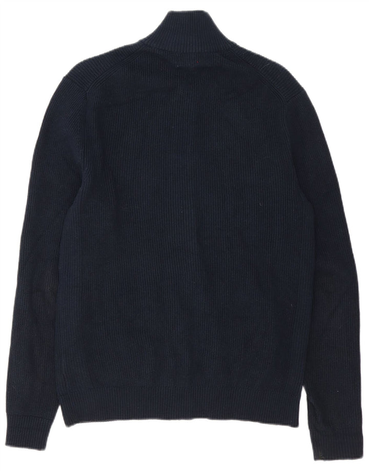 Marks & Spencer Herren-Strickjacke, klein, marineblau, Baumwolle