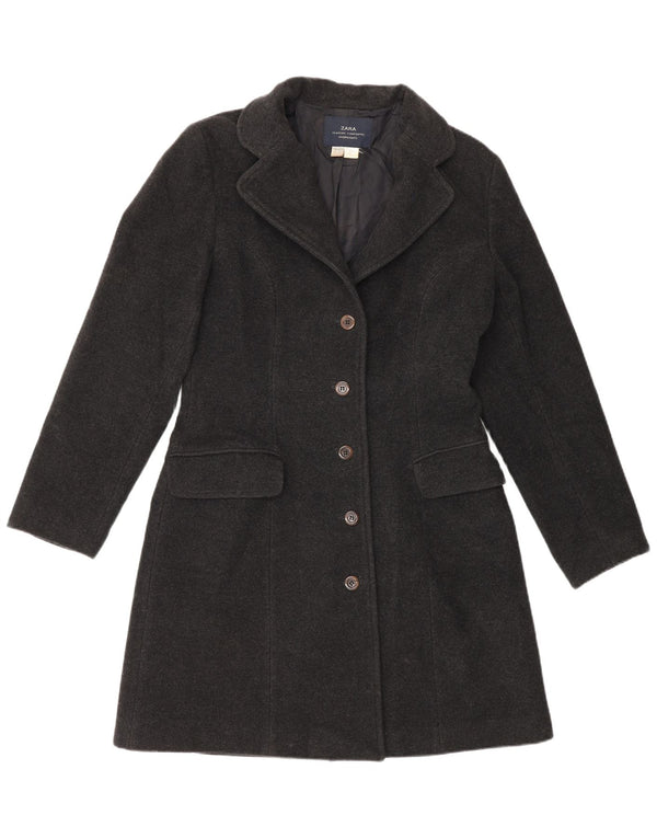 Zara Damen Mantel EU 40 Mittelgrau