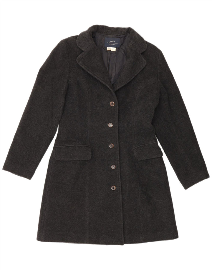 Zara Damen Mantel EU 40 Mittelgrau