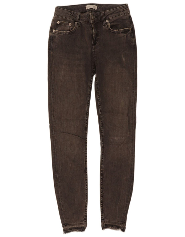 Zara Damen Skinny Jeans EU 36 XS W26 L28 Grau