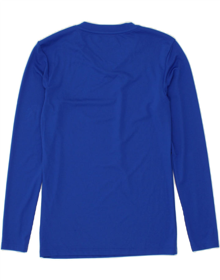 ADIDAS Mens Aeroready Top Long Sleeve Small Blue Polyester Vintage Adidas and Second-Hand Adidas from Messina Hembry 