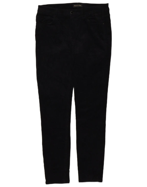 Massimo Dutti Damen Skinny Cordhose EU 40 Medium W30 L30 Schwarz