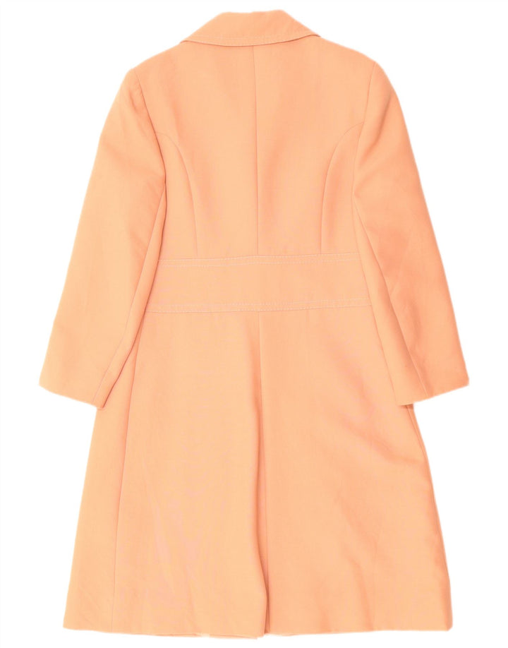 Vintage Damen Trenchcoat UK 14 Medium Orange