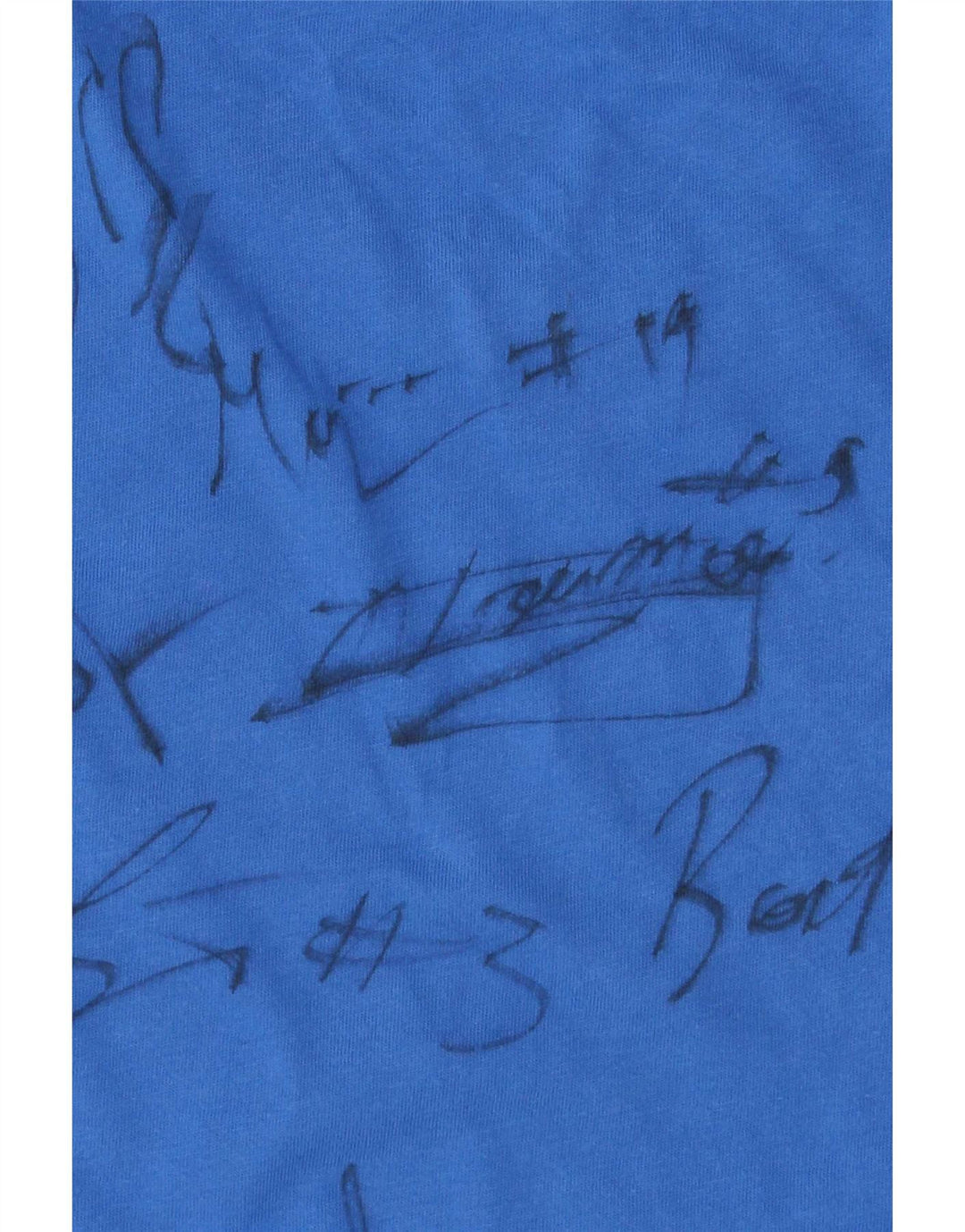 Nike Herren T-Shirt Top Large Blau Baumwolle