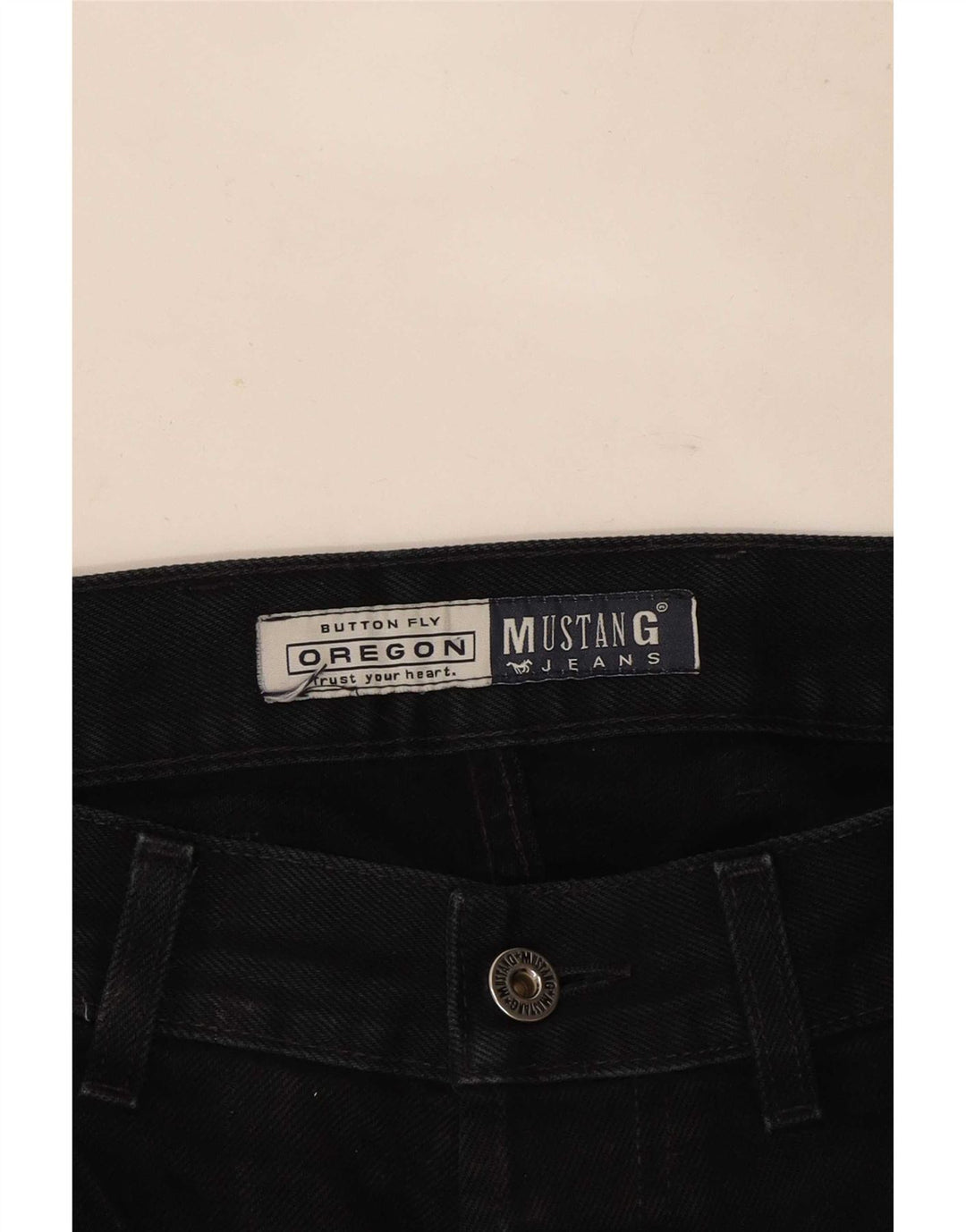Mustang Herren Oregon Straight Jeans W38 L34 Schwarz