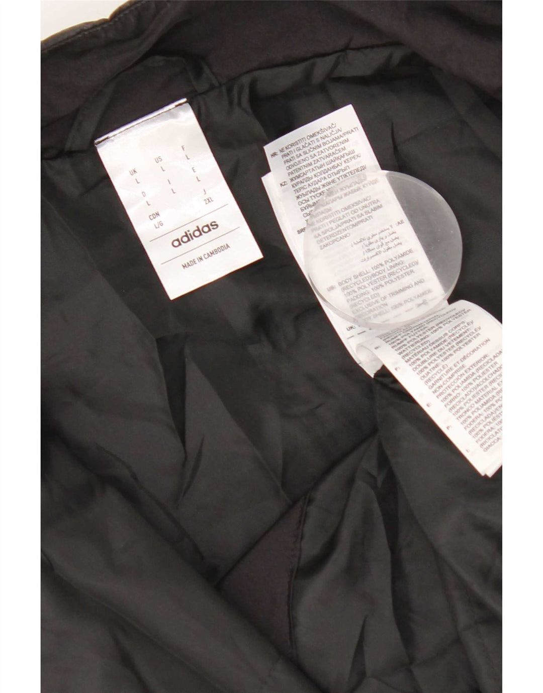 Adidas Herren Utility Gilet UK 40 Large Schwarz Nylon