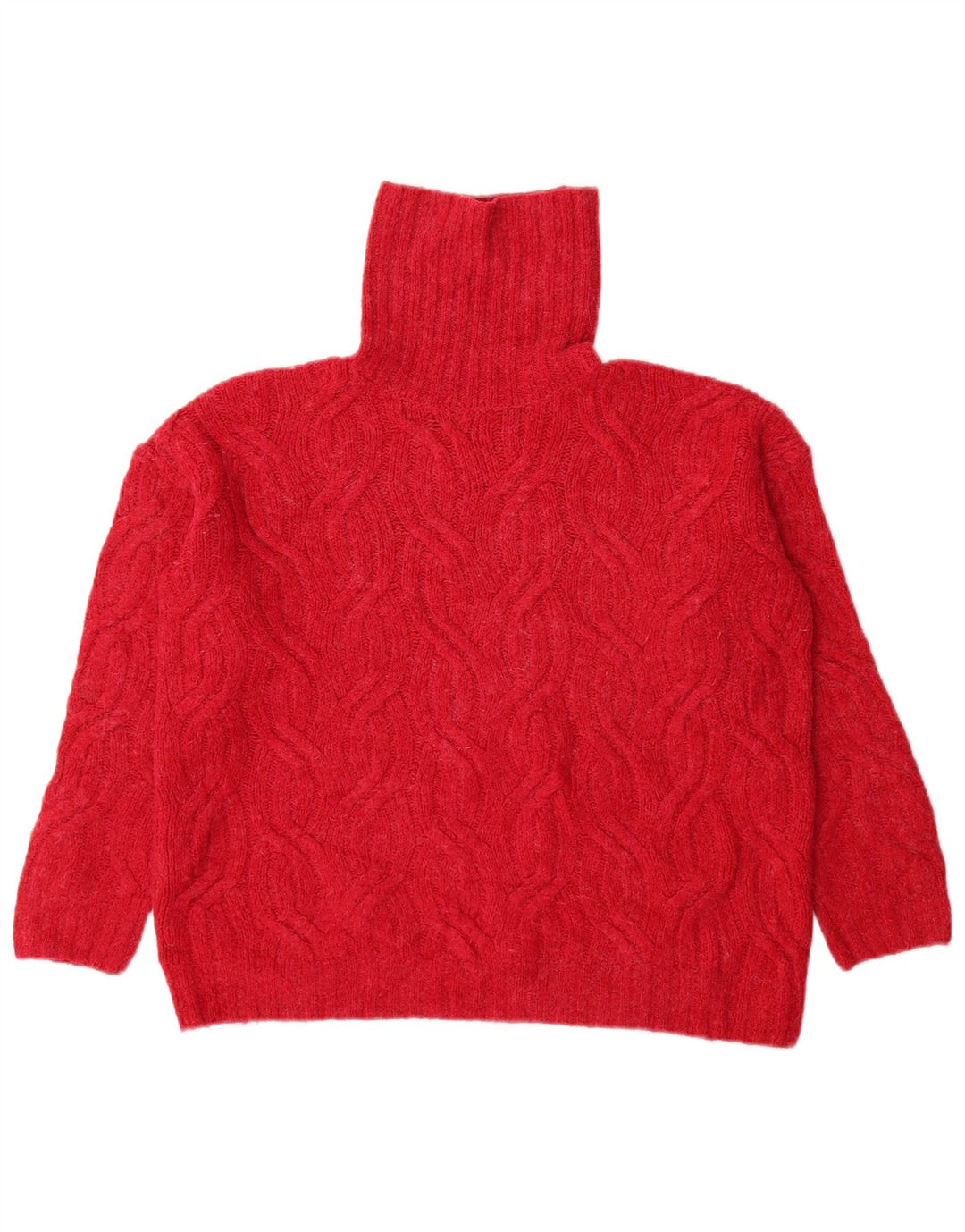 Marks & Spencer Damen-Pullover, übergroß, Rollkragenpullover, Gr. 10, Größe S, Rosa