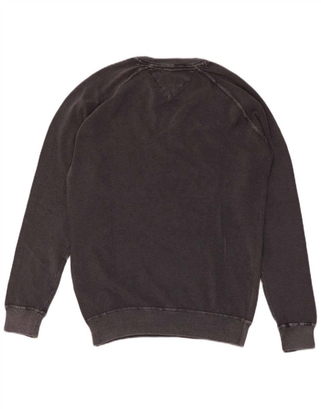 TOMMY HILFIGER Herren Sweatshirt Pullover Small Grau Baumwolle