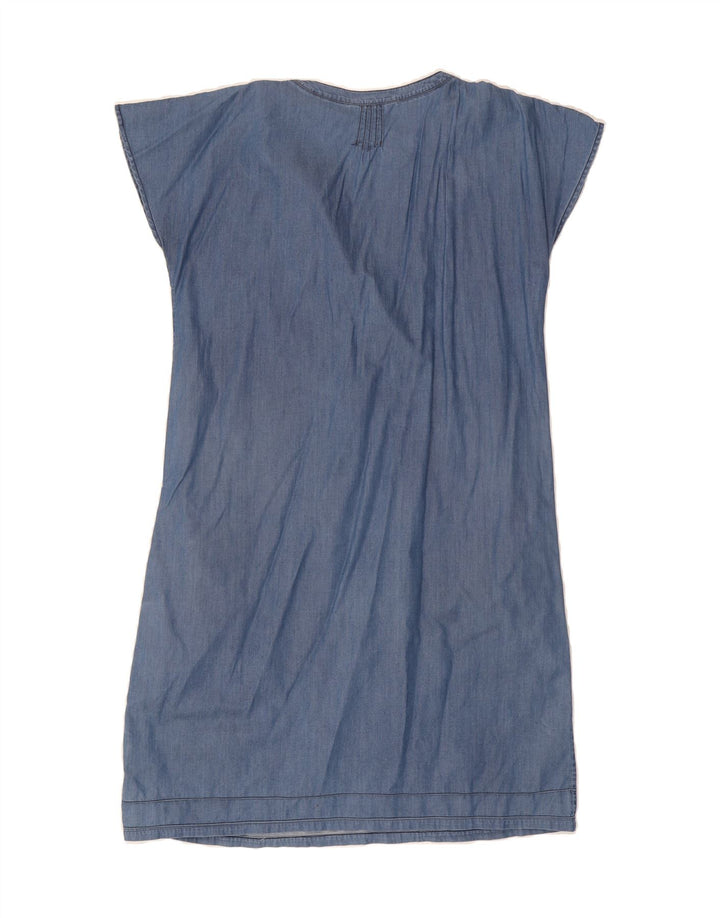 TOMMY HILFIGER Womens Denim Dress US 12 Large Blue Vintage Tommy Hilfiger and Second-Hand Tommy Hilfiger from Messina Hembry 