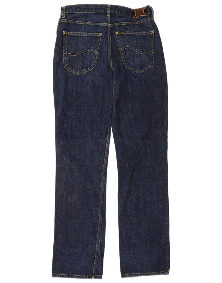 Lee Herren Brooklyn Straight Jeans W31 L34 Blaue Baumwolle