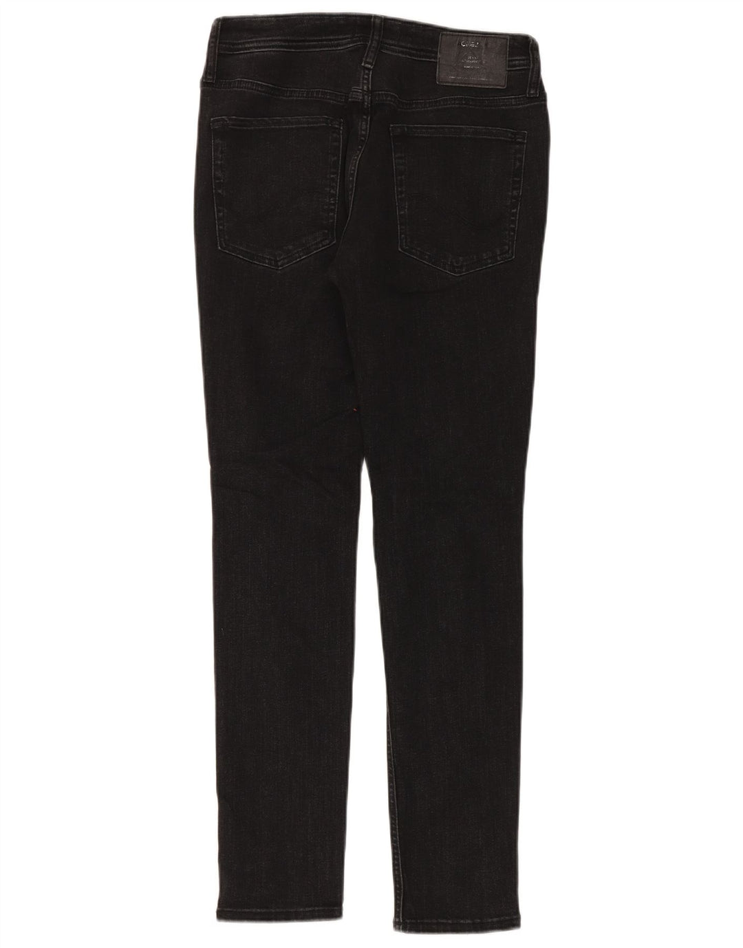 Jack & Jones Herren Distressed Slim Jeans W32 L30 Schwarze Baumwolle
