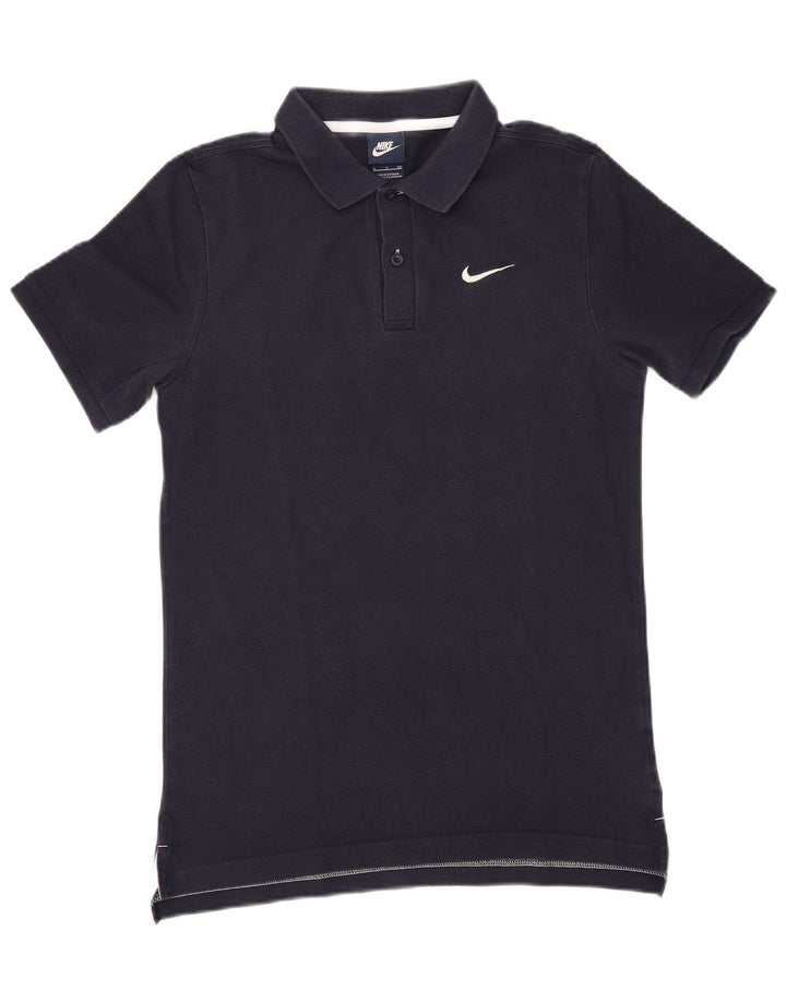 Nike Herren-Poloshirt, Größe S, Marineblau, Baumwolle
