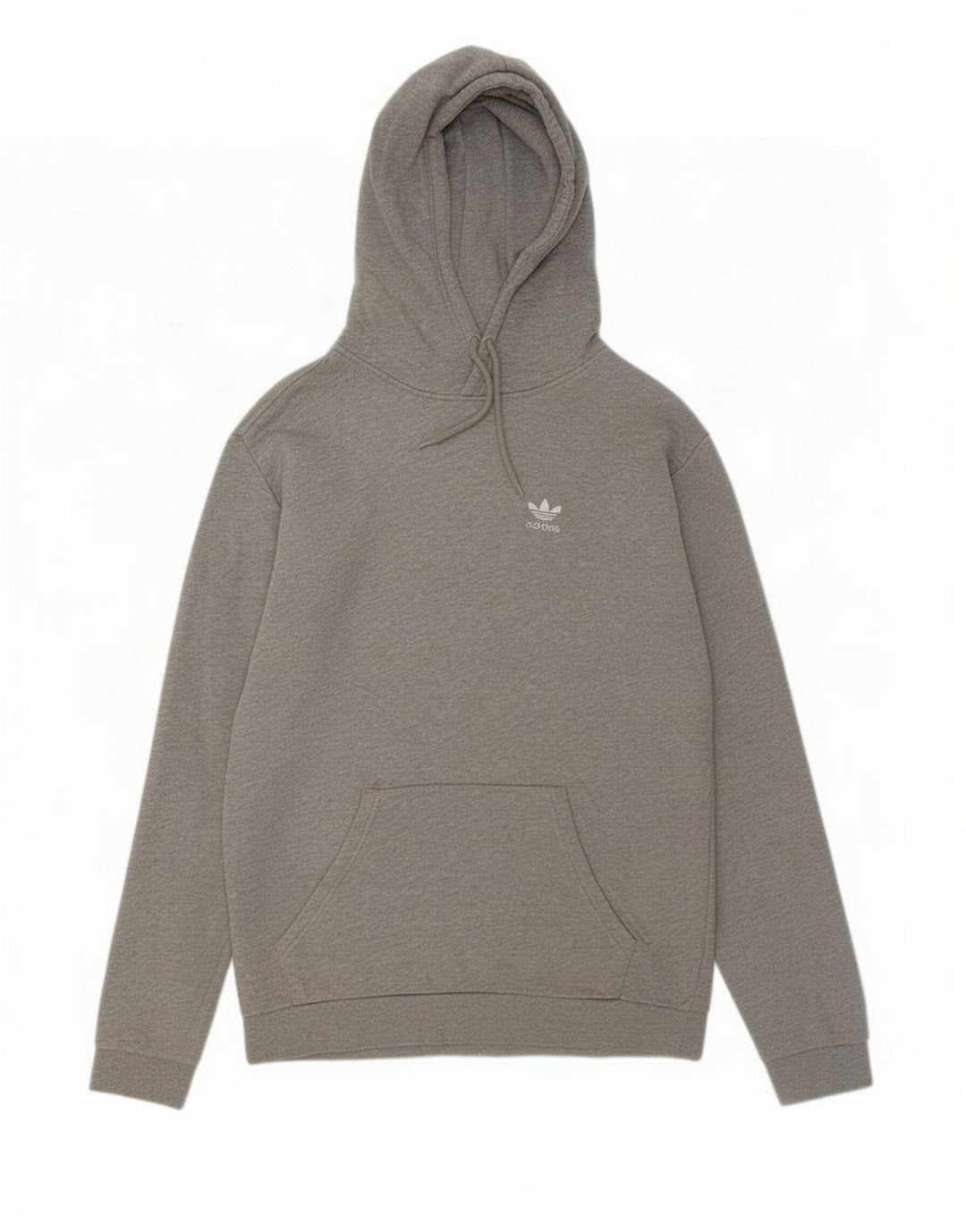 Adidas Herren Kapuzenpullover mittelgraue Baumwolle