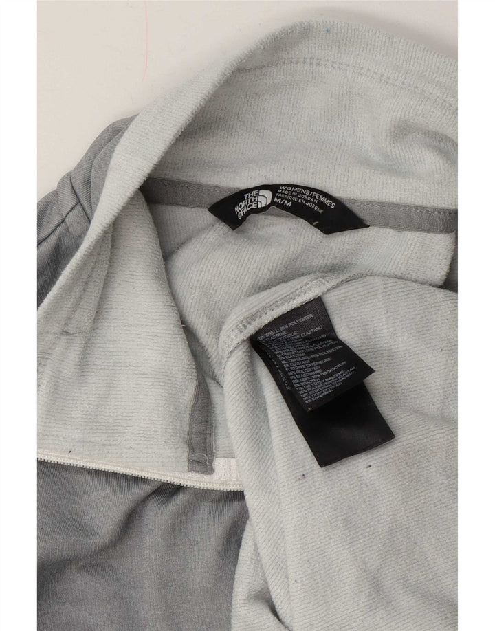 The North Face Damen-Pullover-Trainingsanzugoberteil mit Reißverschluss, UK 14, Mittelgrau