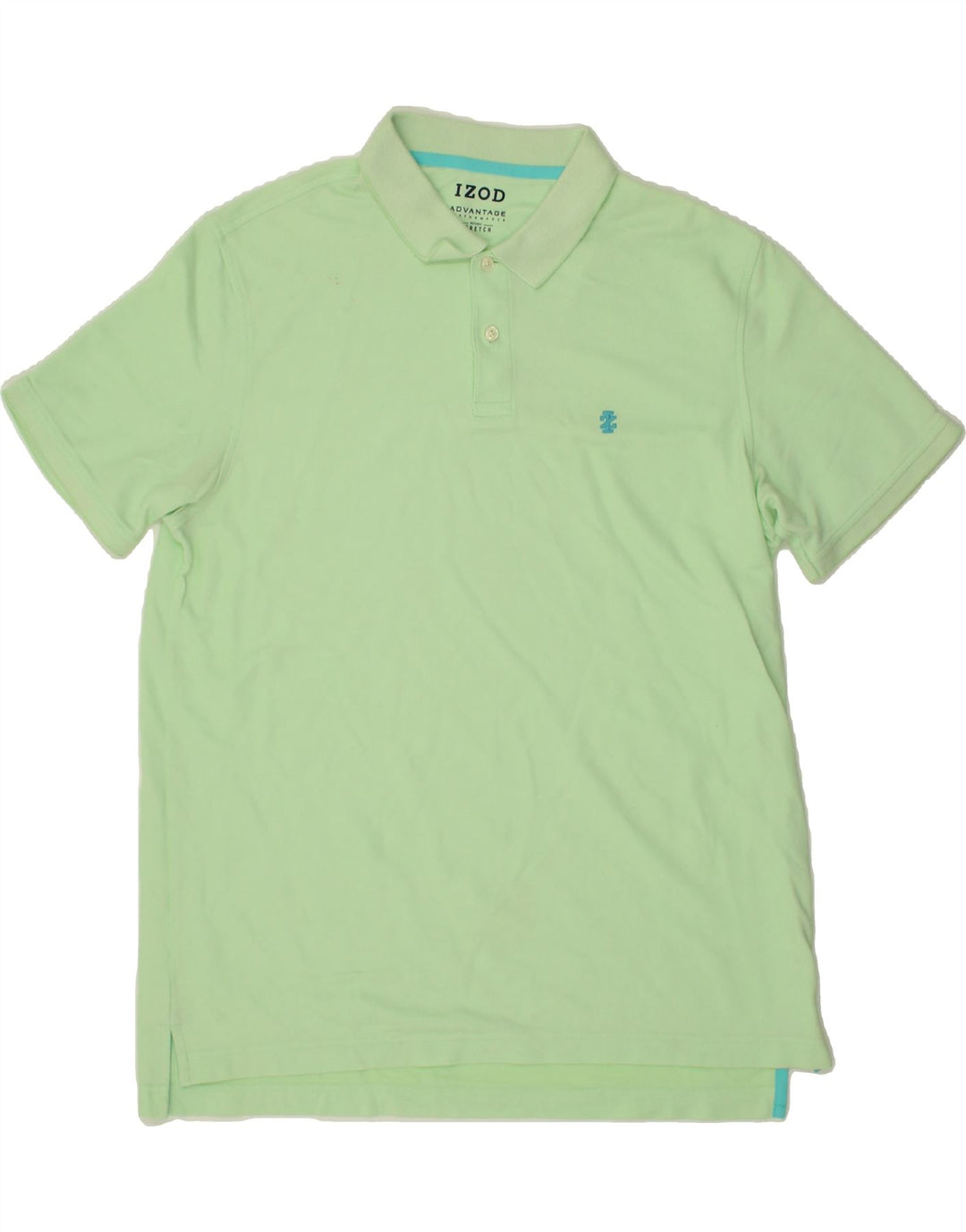 IZOD Mens Stretch Polo Shirt Large Green Cotton Vintage Izod and Second-Hand Izod from Messina Hembry 
