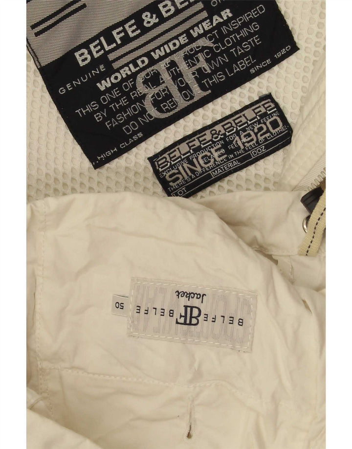 Belfe & Herren Regenjacke IT 50 Large Weiß