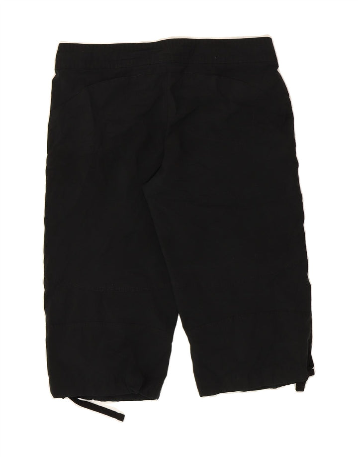NIKE Womens Bermuda Shorts US 8/10 Medium  Black Polyester Vintage Nike and Second-Hand Nike from Messina Hembry 