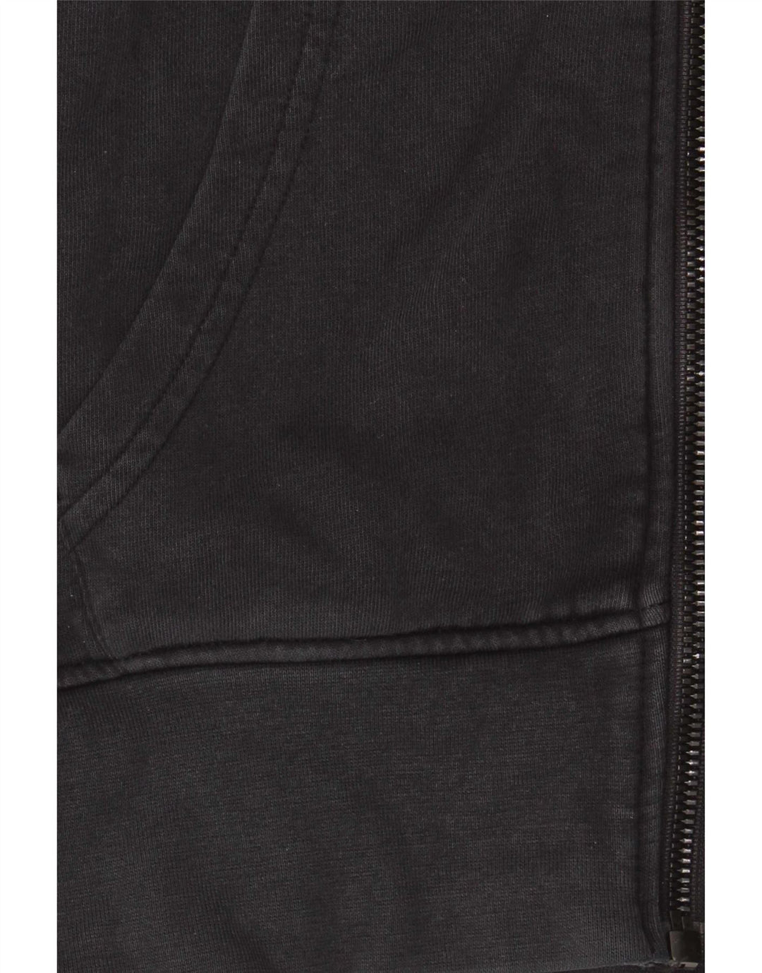 Diadora Herren-Kapuzenpullover mit Reißverschluss, Größe S, Schwarz
