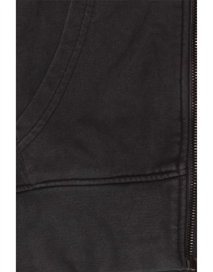Diadora Herren-Kapuzenpullover mit Reißverschluss, Größe S, Schwarz