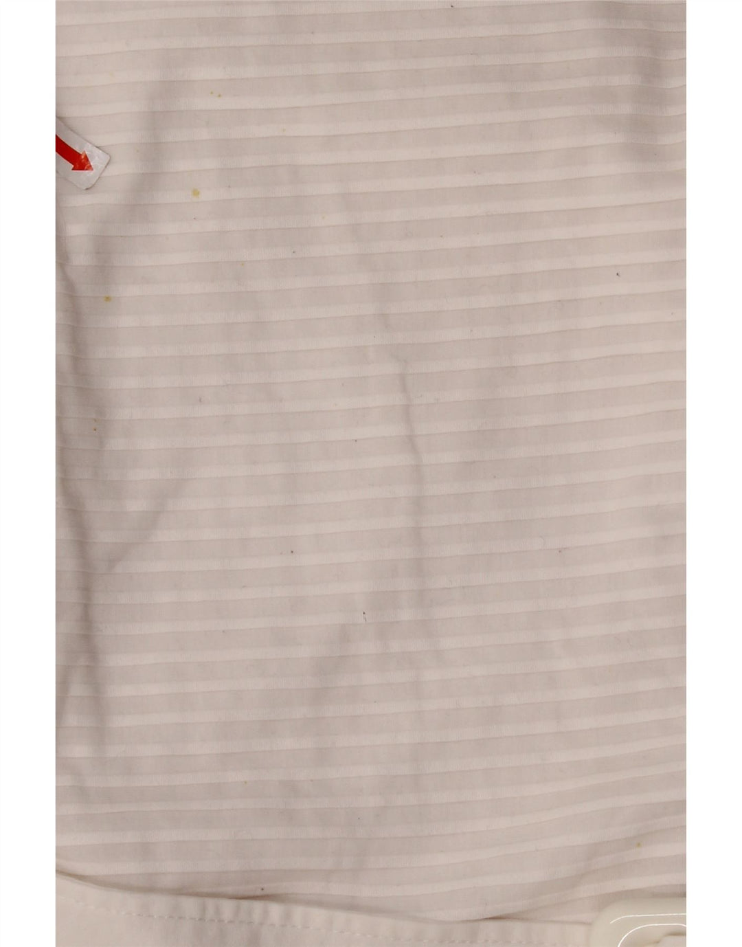 NARACAMICIE Ärmelloses Damen-Blusenoberteil, UK-Größe 8, Größe S, weiße Nadelstreifen-Baumwolle