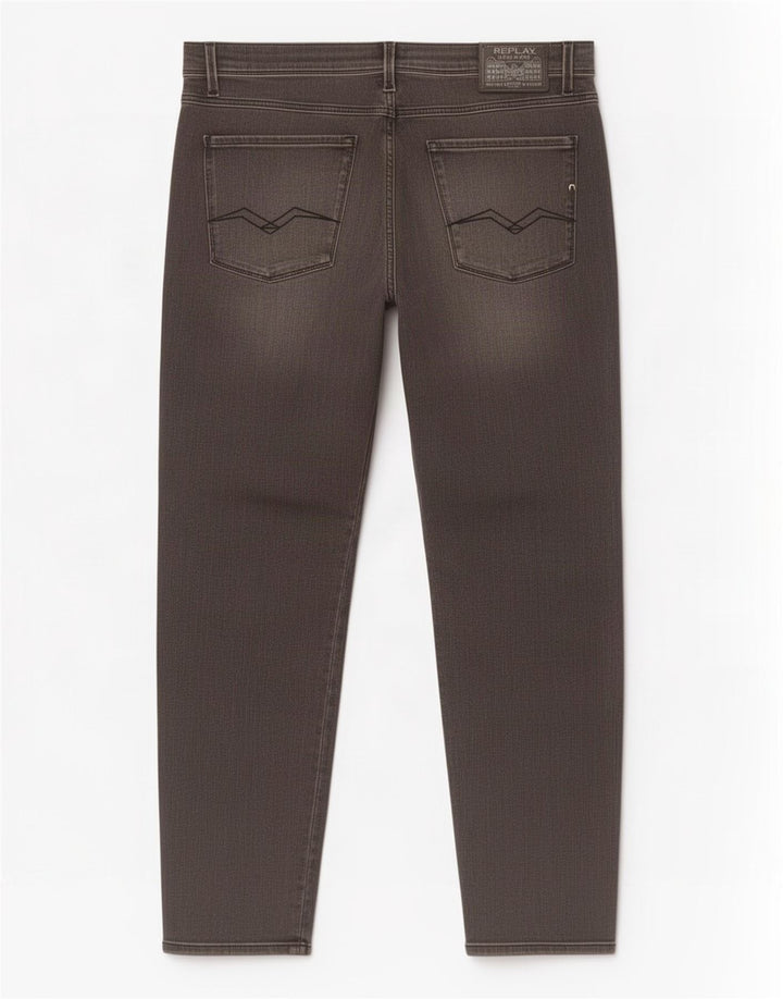 Replay Herren Anbass Slim Jeans W36 L32 Grau