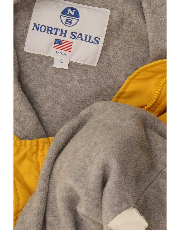 North Sails Herren Bomberjacke UK 40 Large Gelb