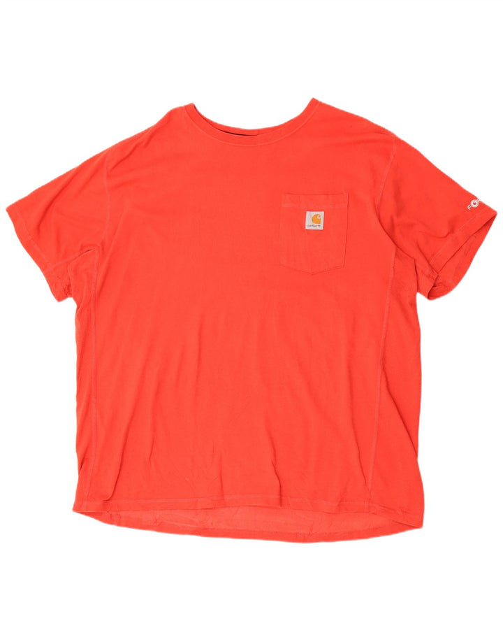 Carhartt Herren Relaxed Fit T-Shirt Top XL Rot
