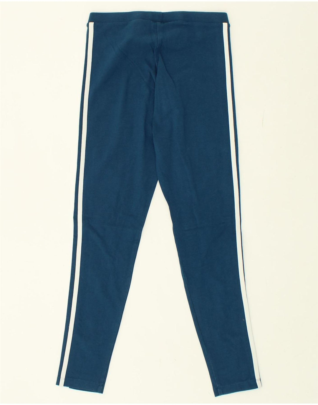 ADIDAS Womens Leggings UK 8 Small  Blue Cotton Vintage Adidas and Second-Hand Adidas from Messina Hembry 