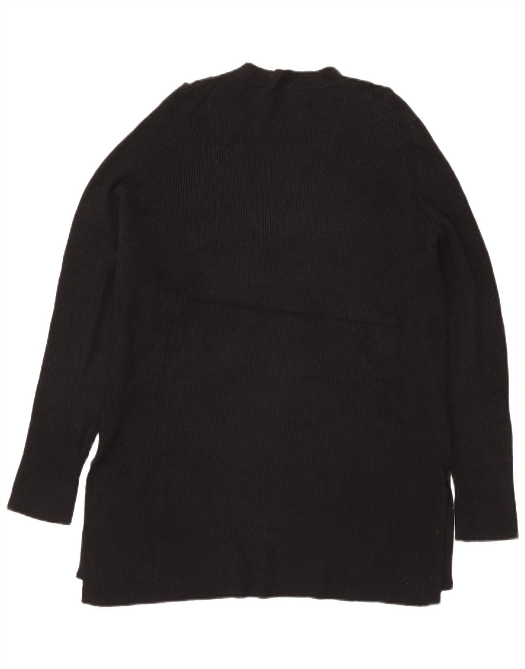 Marks & Spencer Langer Damen-Pullover mit V-Ausschnitt, Gr. 40, Größe L, Schwarz