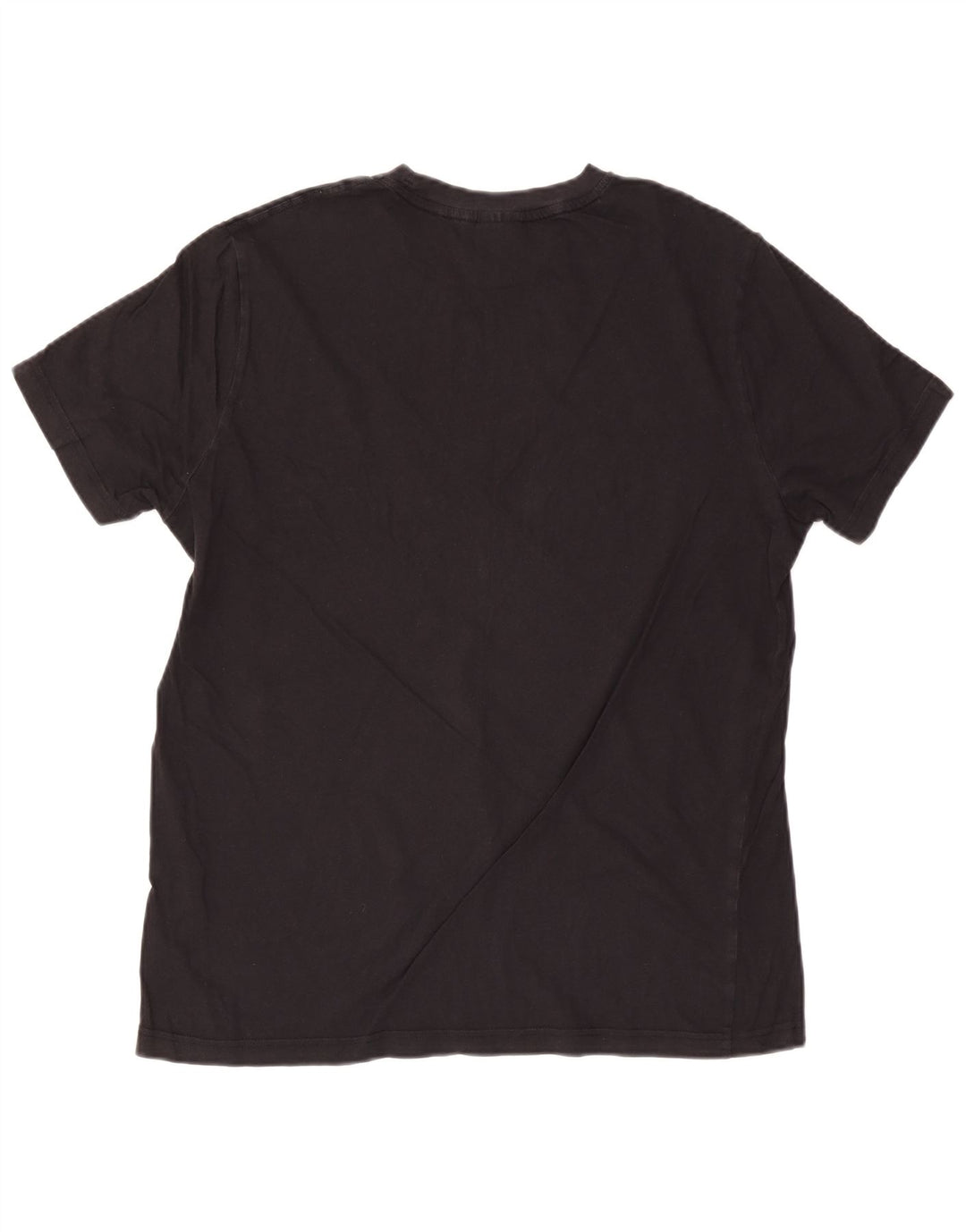 CHAMPION Herren-T-Shirt mit Grafik, Größe L, aus schwarzer Baumwolle