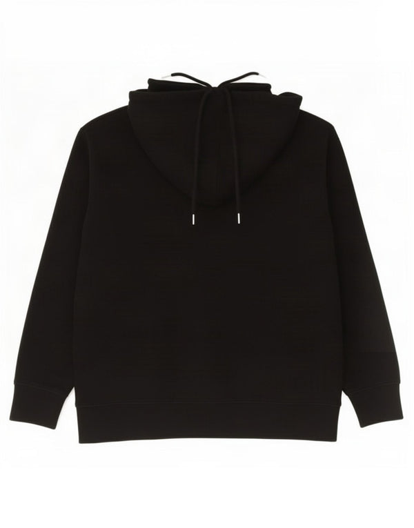 Topshop Damen Übergroßer Kapuzenpullover UK 6 XS Schwarz Baumwolle