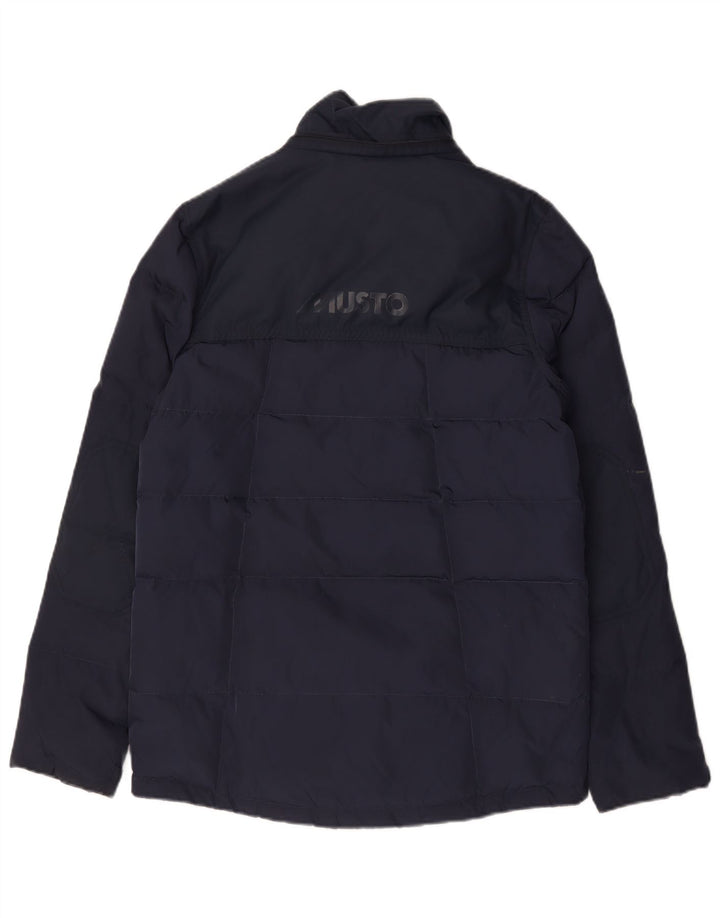 Musto Herren Wattierte Jacke UK 36 Small Marineblaues Nylon