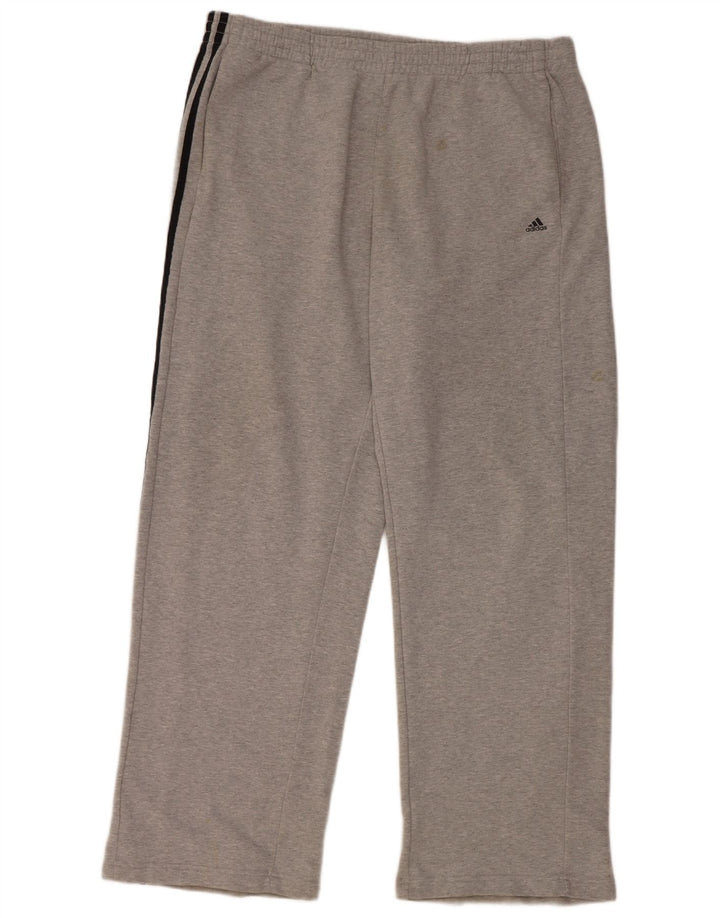 Adidas Herren Trainingshose 2XL Grau Baumwolle