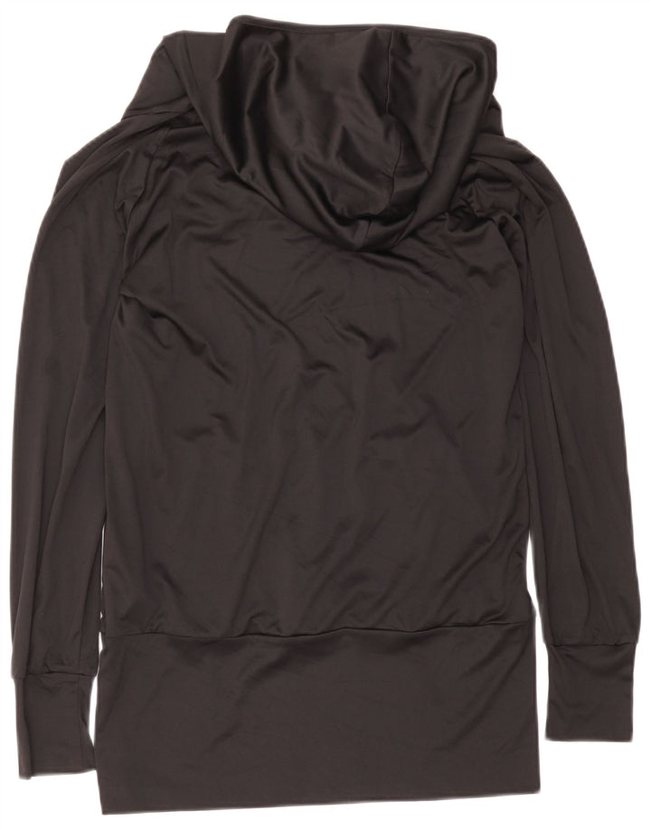 Adidas Damen Kapuzenpullover EU 38 Mittelschwarzes Polyester