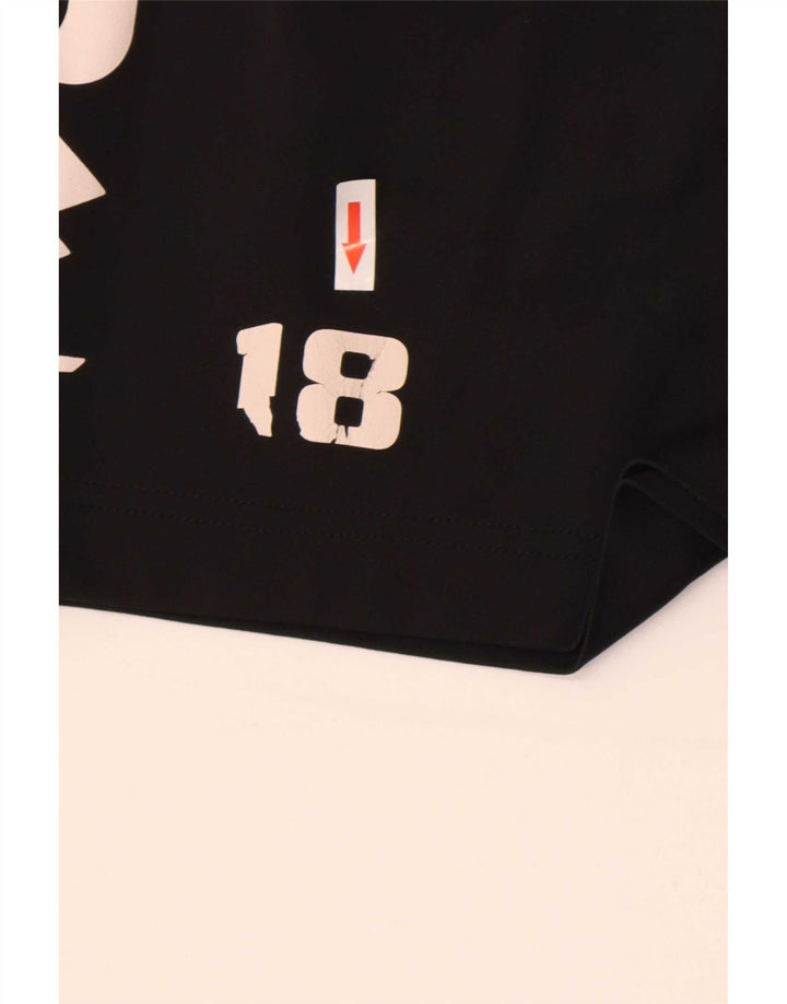 Lotto Herren-Sportshorts, mittelgroß, Schwarz, Farbblock