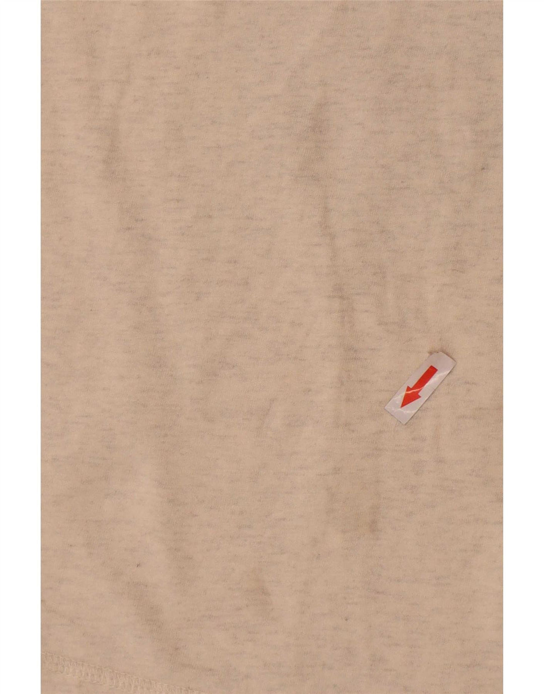Fat Face Herren-T-Shirt mit Grafik, groß, cremefarbene gesprenkelte Baumwolle