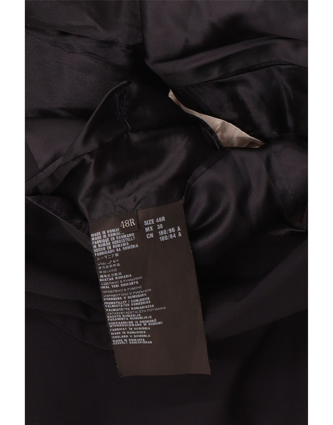 Prada Herren-Blazerjacke mit 2 Knöpfen, IT 48, mittelmarineblaue Wolle