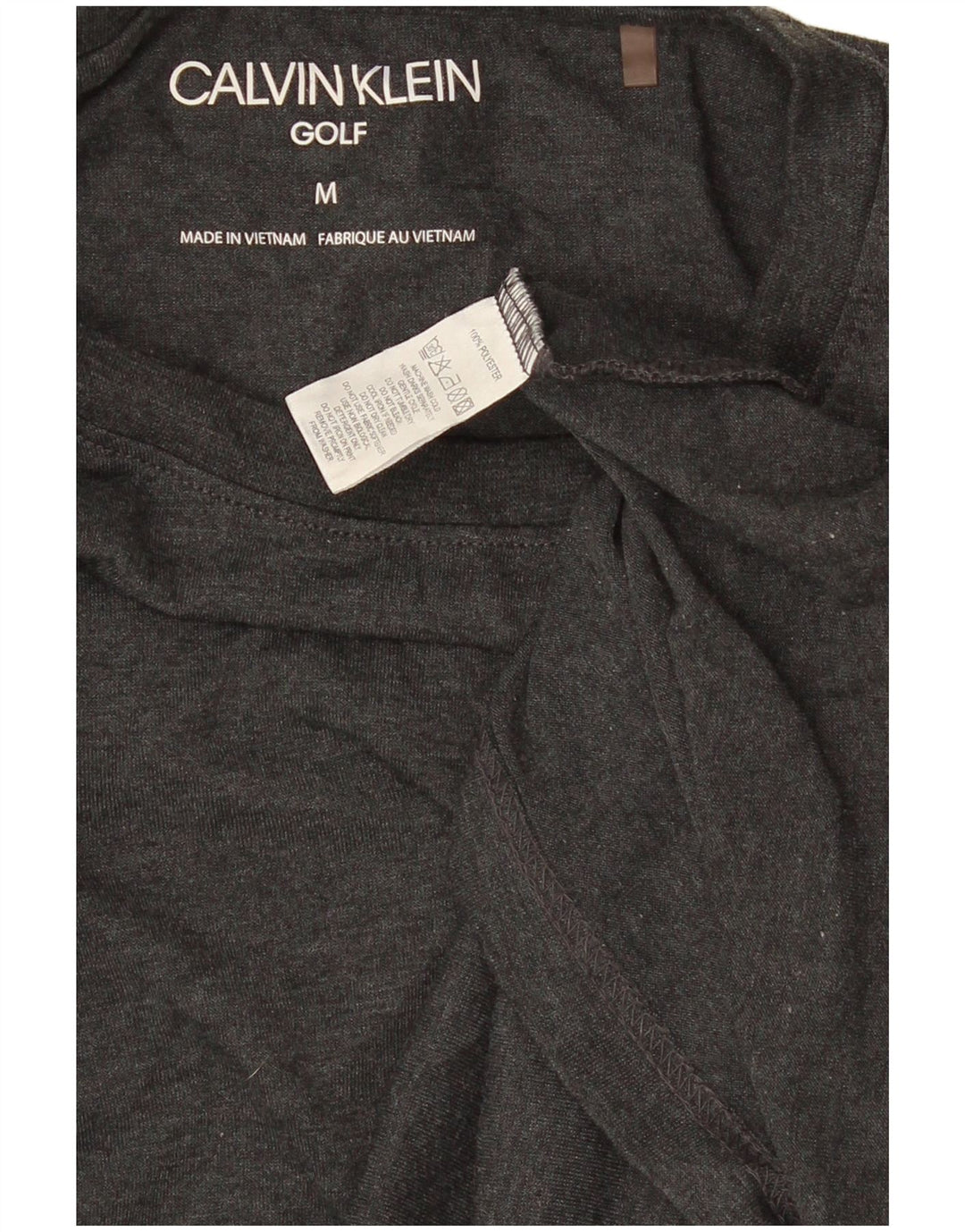 Calvin Klein Herren T-Shirt Oberteil Mittelgrau Polyester
