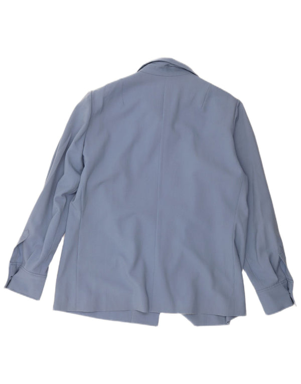 VINTAGE Damen Hemd UK 18 XL Blau