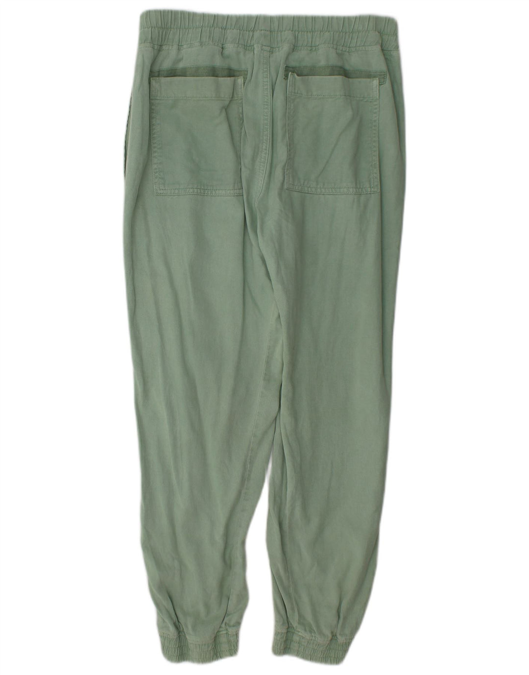 Zara Damen-Jogginghose, mittelgroß, W28, L27, grünes Lyocell