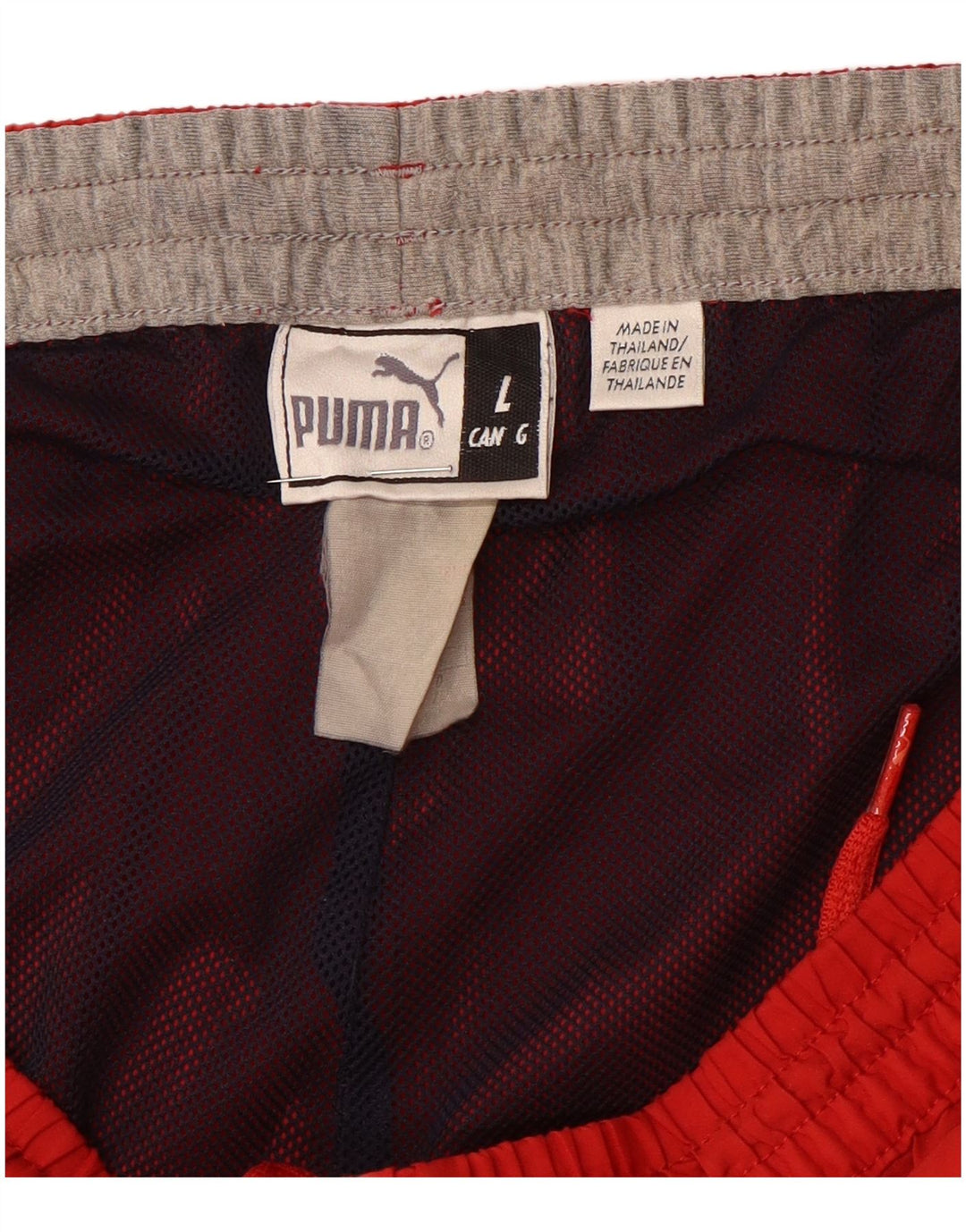 Puma Herren-Trainingshose, Größe L, Rot