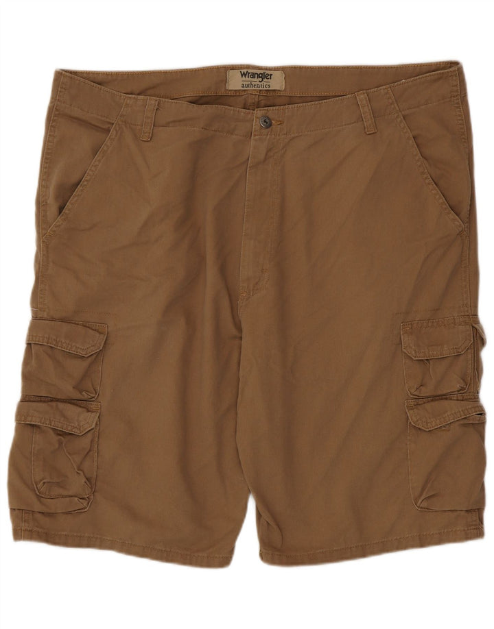 Wrangler Herren Cargoshorts W42 2XL Braune Baumwolle
