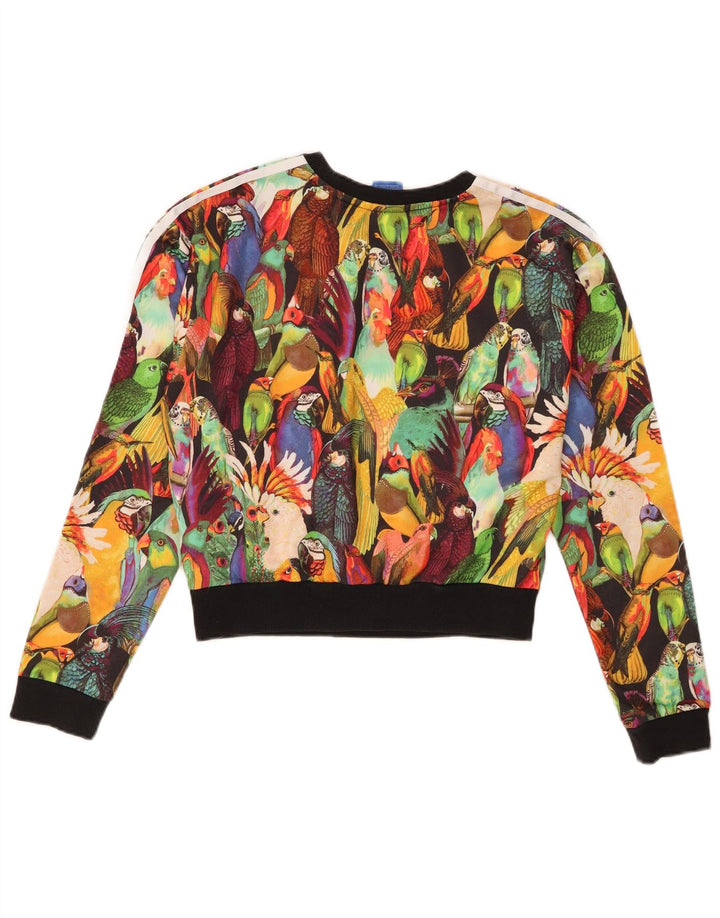 Adidas Damen-Sweatshirt in Übergröße, Gr. 6, XS, mehrfarbig, tropisch