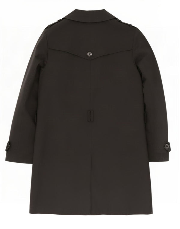 Marks & Spencer Damen Trenchcoat UK 18 XL Schwarz Polyester
