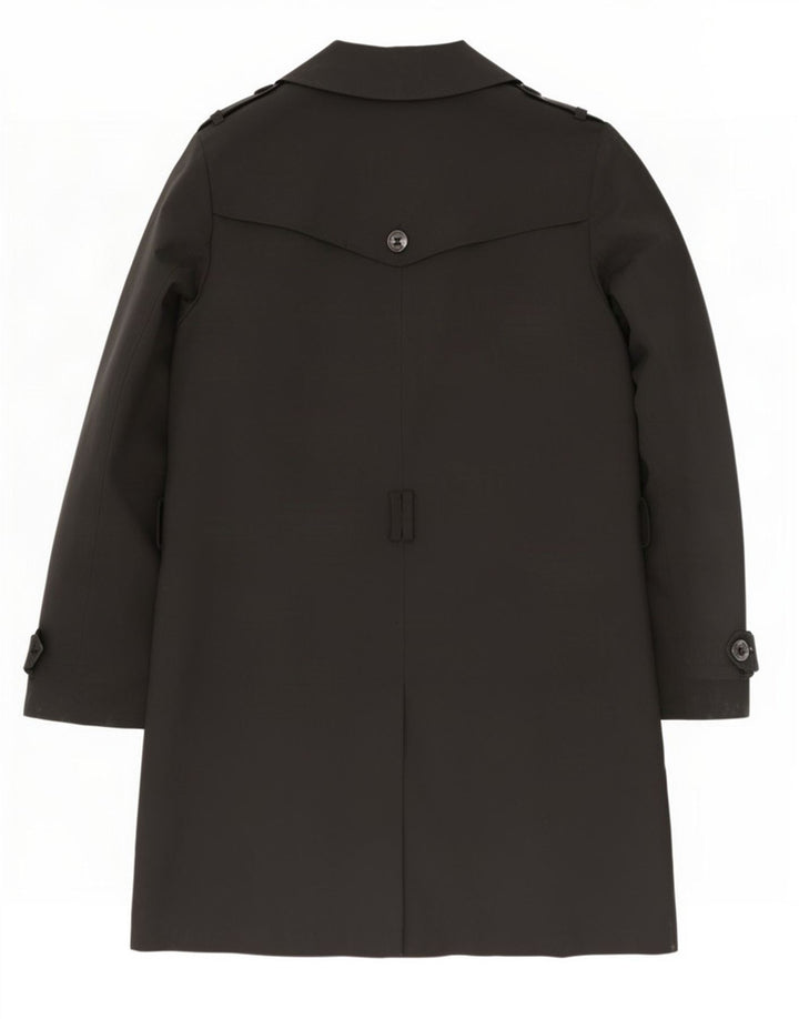 Marks & Spencer Damen Trenchcoat UK 18 XL Schwarz Polyester