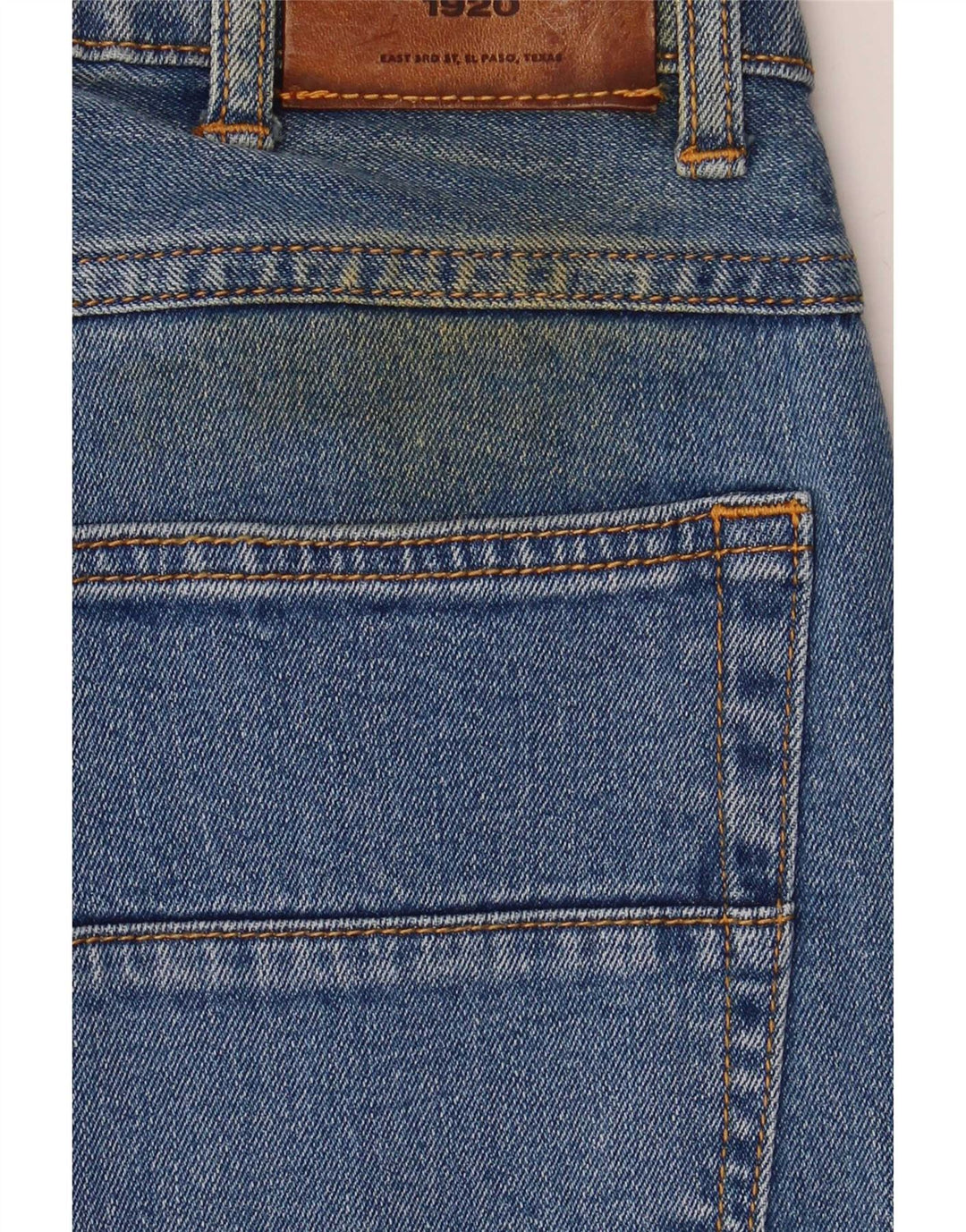 Farah Herren Straight Jeans W30 L32 Blaue Baumwolle