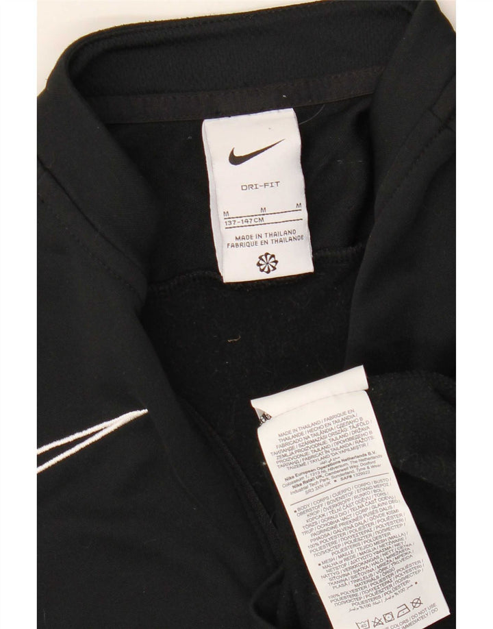Nike Dri Fit Pullover-Trainingsanzugoberteil für Jungen, 10–11 Jahre, mittelgroß, Schwarz