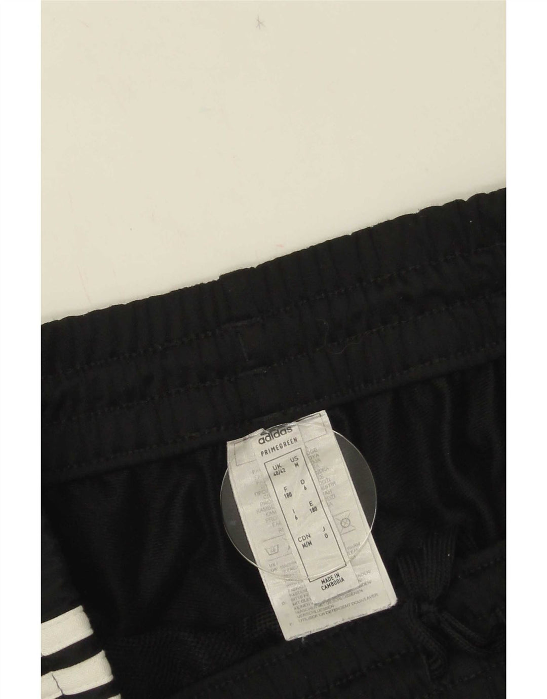 Adidas Herren Trainingshose Jogger UK 40/42 Medium Schwarz Polyester