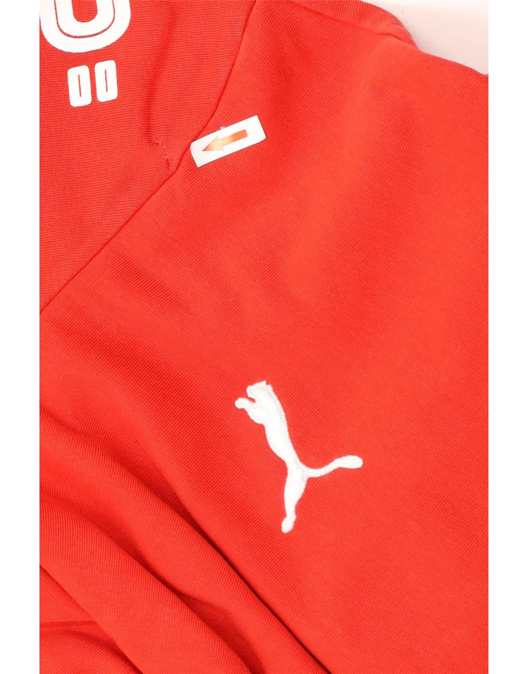 Puma Herren Graphic Hoodie Pullover Mittelrot