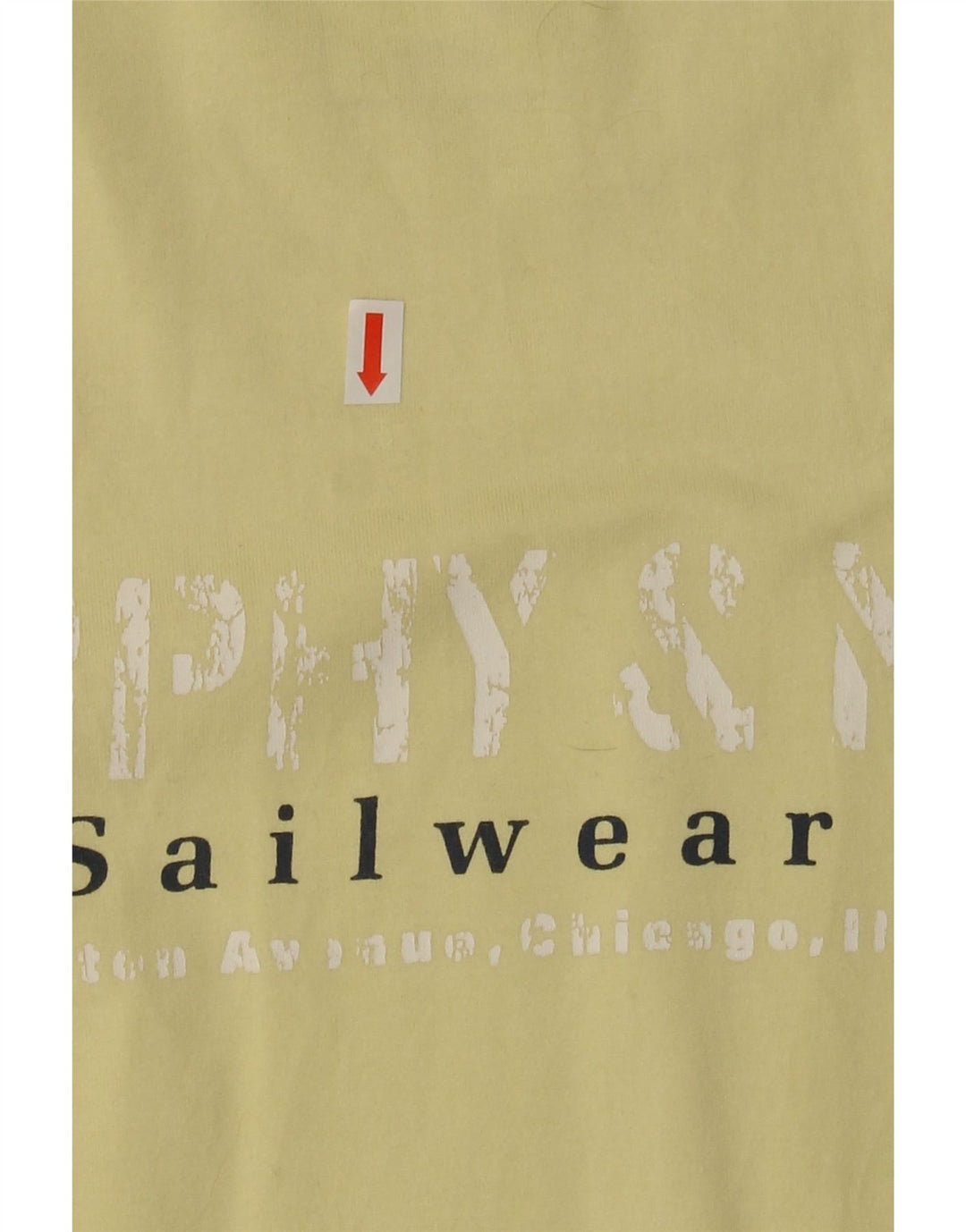 MURPHY & NYE Mens Graphic T-Shirt Top 2XL Yellow Cotton Vintage Murphy & Nye and Second-Hand Murphy & Nye from Messina Hembry 
